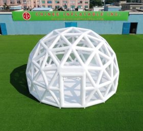 Tent1-5041 Белая сферическая конструкция надувная пузырьковая палатка