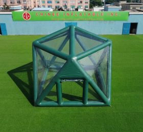 Tent1-5040E Темно-зеленый надувной структурированный пузырчатый шатер