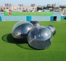 Tent1-5042A Черная надувная пузырьковая палатка
