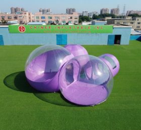 Tent1-5042L Фиолетовая надувная пузырьковая палатка