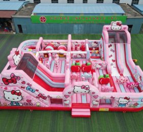 GF3-605 Надувной парк в стиле Hello Kitty