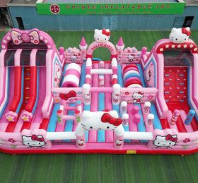GF3-606 Надувной парк в стиле Hello Kitty