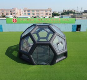 Tent1-5010C Черный Надувной Пузырь Дом