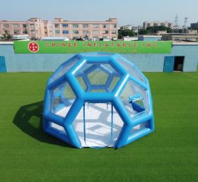 Tent1-5010D Синий надувной пузырчатый дом