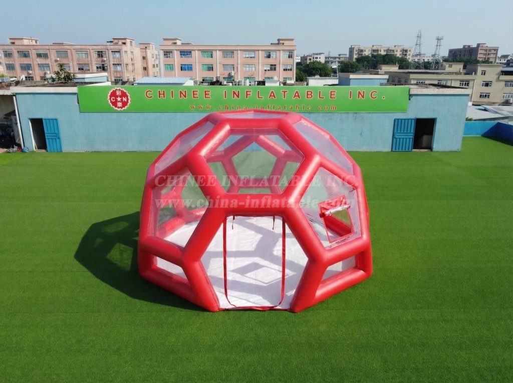 Tent1-5010N Red Inflatable Bubble House