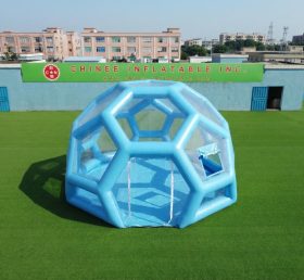 Tent1-5010O небесно-голубой надувной пузырьковый дом