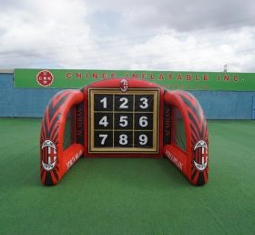 T11-7001 Надувная игра в футбол с целью в стиле AC Milan