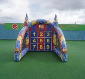 T11-7045 Надувная игра в футбол с мишенью в стиле Барселоны