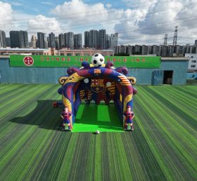 T11-7051 Надувная игра «Футбольные броски» в стиле Барселоны
