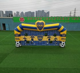T11-7071 Надувная игра «Футбольные броски» в стиле Бока Хуниорс