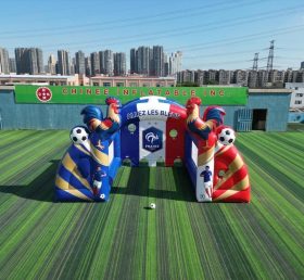 T11-7146 Надувная игра «Футбольные броски» в стиле национальной сборной Франции