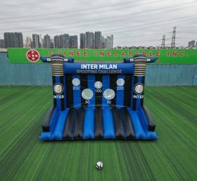 T11-7167 Надувная игра «Футбольные ворота» в стиле «Интер Милан»