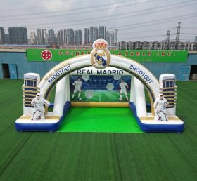 T11-7232 Надувная игра в футбольные броски в стиле Реал Мадрид