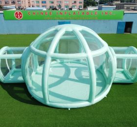 Tent1-5055 Мятно-зелёная надувная пузырчатая палатка