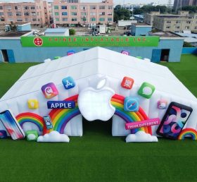 Tent1-7152 Рекламный надувной кубический шатёр Apple