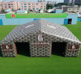 Tent1-7165 Рекламная надувная кубическая палатка Goyard