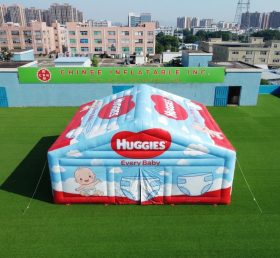 Tent1-7169 рекламная надувная кубическая палатка Huggies
