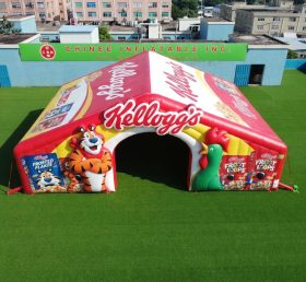 Tent1-7174 рекламная надувная кубическая палатка Kellogg's
