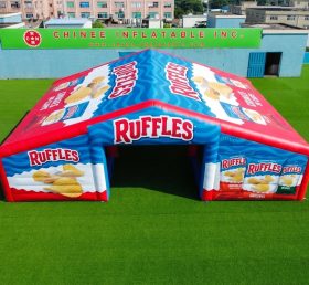 Tent1-7191 Рекламная надувная кубическая палатка с оборками