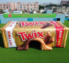 Tent1-7197 рекламная надувная кубическая палатка Twix