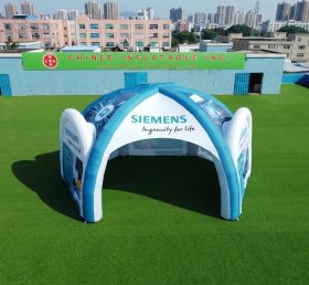 Tent1-7349 Рекламная надувная паукообразная палатка Siemens