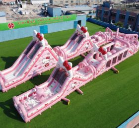CR2-561 Гигантская надувная полоса препятствий в тематике Hello Kitty