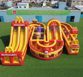 CR2-809 Гигантская надувная полоса препятствий с тематикой McDonald, сложный забег