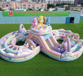 CR2-938 Тематическая полоса препятствий «Care Bears» гигантский надувной захватывающий забег