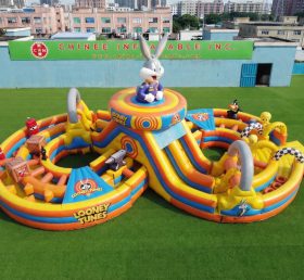CR2-953 Тематика Looney Tunes Гигантский надувной полоса препятствий Захватывающий забег