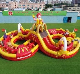 CR2-955 Тематическая полоса препятствий McDonald Гигантская надувная полоса испытаний