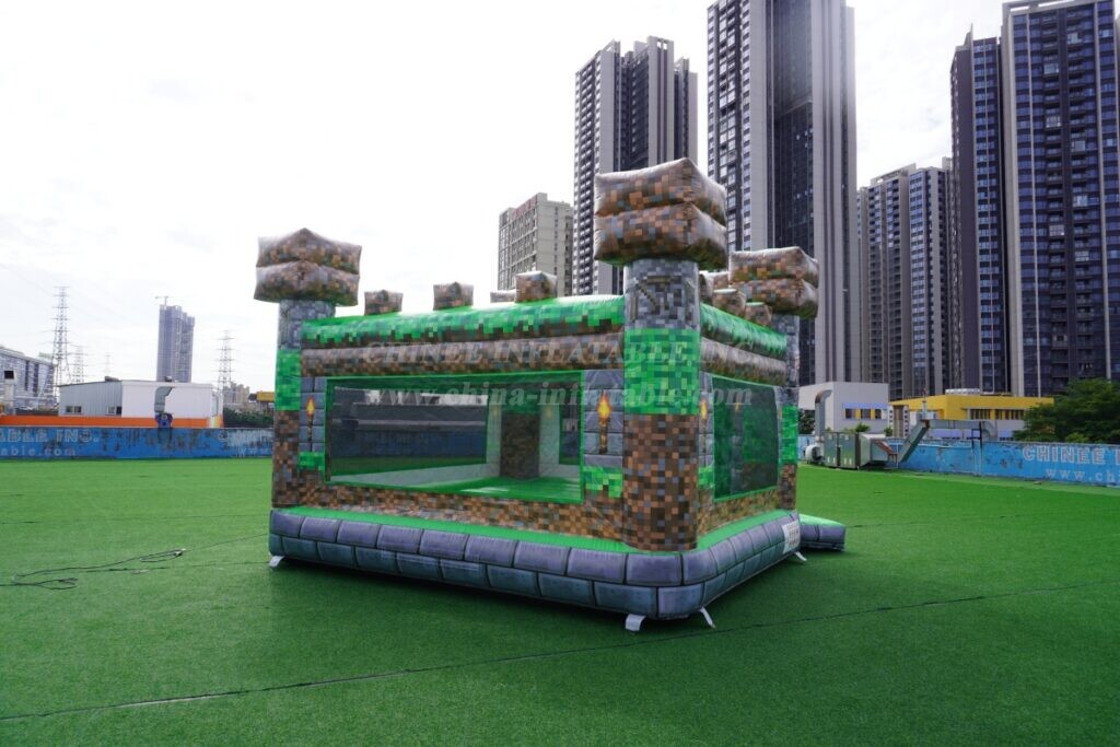 T5-3266 Minecraft Theme Inflatable Castle