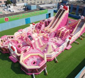 GF3-1072 Надувной парк в стиле Hello Kitty