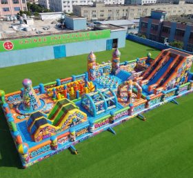 GF3-1144 Надувной парк в граффити-стиле