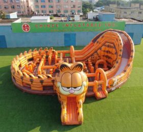 GF3-1168 Надувной игровой городок с тематикой Гарфилда