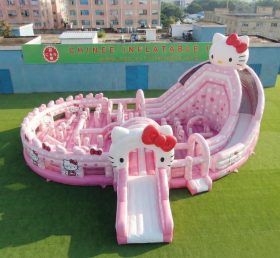 GF3-1170 Надувной городок в стиле Hello Kitty