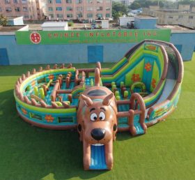 GF3-1176 надуной игровой городок в стиле Скуби-Ду