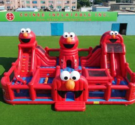 GF3-1288 Надувной игровой городок с тематикой Тикл Ми Элмо