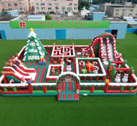 GF3-1319 Рождественский тематический надувной парк