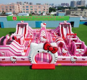 GF3-1345 Парк надувной в стиле Hello Kitty