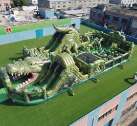 GF3-699 Надувная площадка с крокодильным мотивом