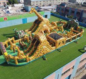 GF3-702 Надувная игровая площадка в стиле жирафа