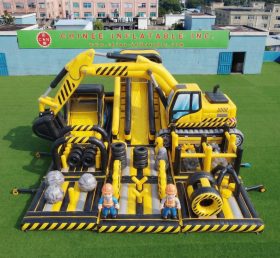 GF3-744 надувная игровая площадка с тематикой экскаватора