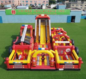 GF3-750 надувная игровая площадка в тематике пожарной машины