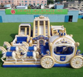 GF3-758 Надувная игровая площадка в виде кареты