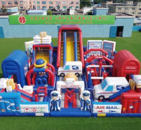 GF3-769 Надувная игровая площадка в тематике почтового отделения