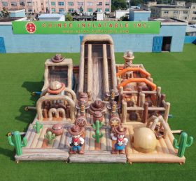 GF3-778 Надувная игровая площадка в стиле Дикого Запада
