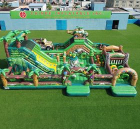GF3-798 Надувная игровая площадка в джунглях