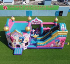 GF3-821 Надувная игровая площадка в стиле Shimmer & Shine