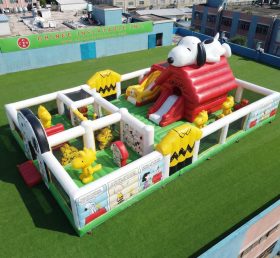 GF3-823 Надувная игровая площадка в стиле Снупи