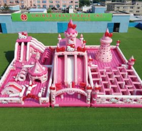 GF3-909 Надувной парк в стиле Hello Kitty